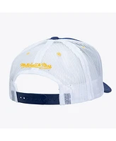 Mitchell & Ness Men's Royal Seattle Mariners Sideline Trucker Adjustable Hat