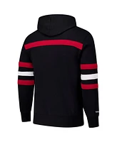 Mitchell & Ness Men's Black Chicago Blackhawks Head Coach Slogan Pullover Hoodie