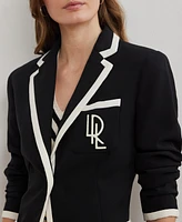 Lauren Ralph Women's Two-Tone Georgette Blazer