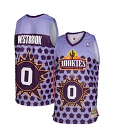 Mitchell & Ness Men's Russell Westbrook Purple 2009 Rising Stars Swingman Jersey