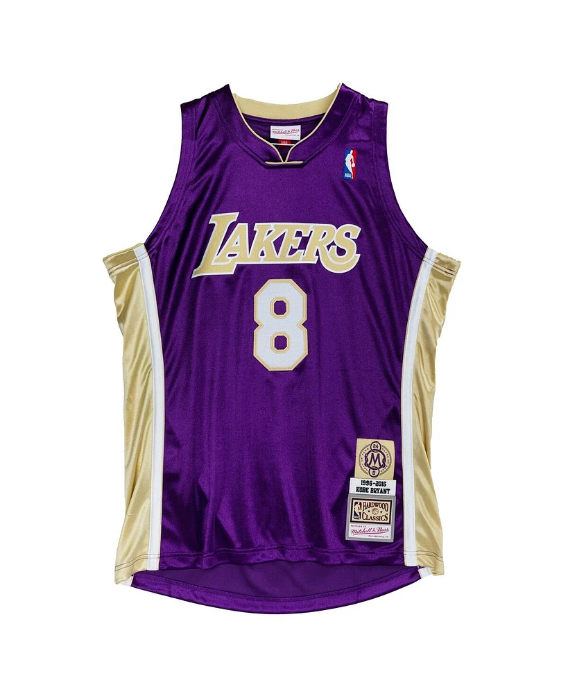 Mitchell & Ness Men's Kobe Bryant Purple Los Angeles Lakers Hall of Fame Class 2020 8 Authentic Jersey