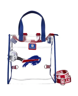 Loungefly Buffalo Bills Clear Convertible Backpack Tote Bag