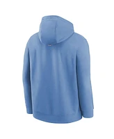 Nike Big Boys and Girls Light Blue La Clippers 2024/25 City Edition Club Fleece Pullover Hoodie