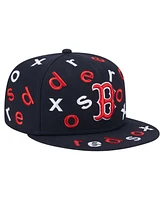 New Era Men's Navy Boston Red Sox Team Confetti 59FIFTY Fitted Hat