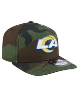 New Era Men's Camo Los Angeles Rams Woodsy 9FIFTY Snapback Hat