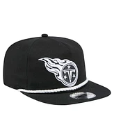 New Era Men's Black Tennessee Titans B-Dub Golfer Snapback Hat