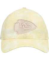 New Era Women's Cream Kansas City Chiefs Frond 9TWENTY Adjustable Hat