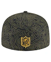 New Era Men's Black Pittsburgh Steelers Geo 59FIFTY Fitted Hat