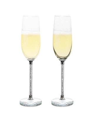 Fifth Avenue Manufacturers Champagne Flutes, Set of 2