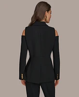 Donna Karan New York Women's Cold Shoulder Blazer
