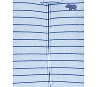 Carter's Baby Unisex Striped Footed Two-Way Zip One-Piece