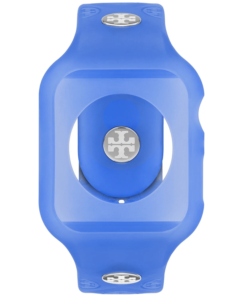 Tory Burch Women's The T Monogram Silicone Strap For Apple Watch 41mm