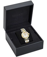 Versace Women's Swiss Greek Two-Tone Stainless Steel Bracelet Watch 35mm