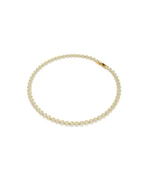 Swarovski Una Angelic Gold-Tone Plated Round Cut Necklace and Bracelet Set