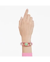 Swarovski Dulcis Mixed Cuts Multicolored Gold-Tone Plated Cuff Bracelet