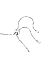 Swarovski Matrix Round Cut White Rhodium Plated Tennis Bracelet