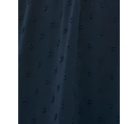 Trixxi Juniors' Clip-Dot Flutter-Sleeve Midi Dress