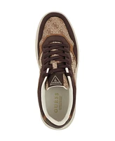 Guess Men's Carmino Lifted Lace Up Fashion Sneakers