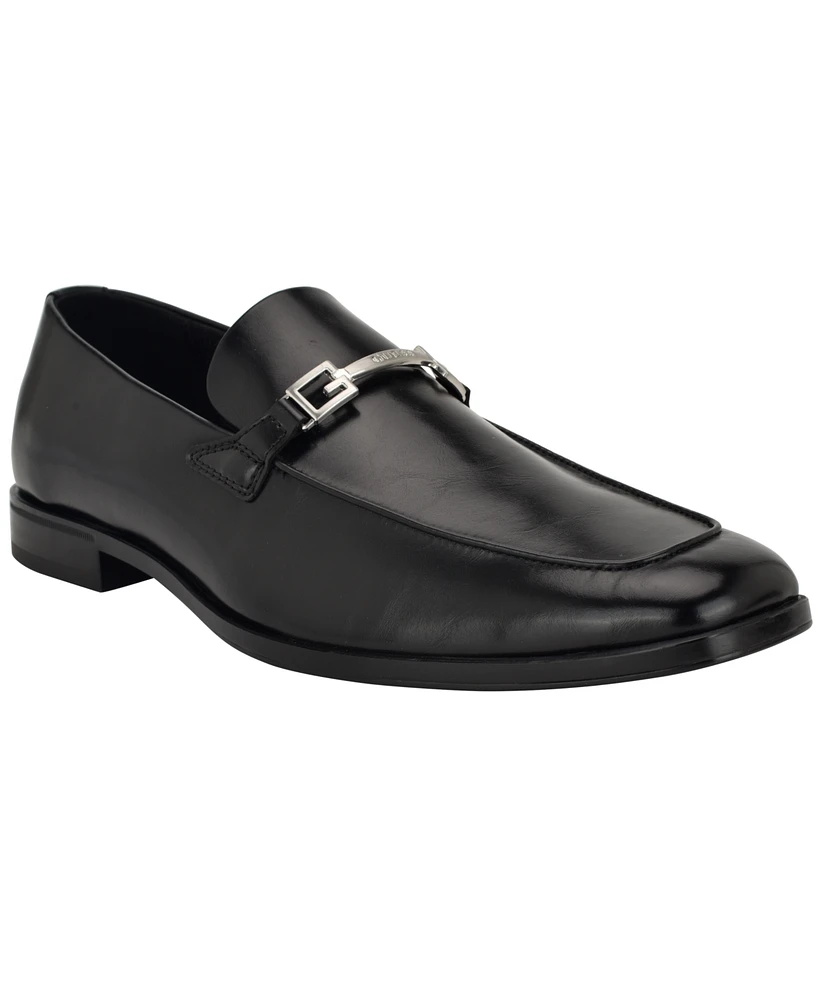 Guess Men's Hacket Square Toe Slip On Dress Loafers