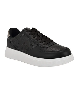 Guess Men's Wulfred Elevated Lace Up Fashion Sneakers