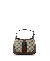 Pre-Owned Balenciaga Mini x Gucci The Hacker Project Jackie 1961 Hobo Bb Coated Canvas