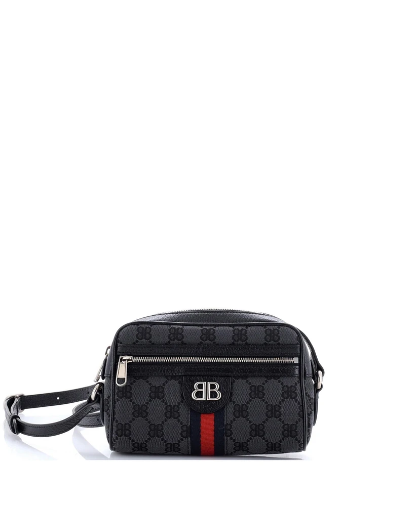 Pre-Owned Balenciaga Mini x Gucci The Hacker Project Camera Bag Bb Canvas