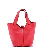 Pre-Owned HERMES Pm Picotin Lock Bag Clemence