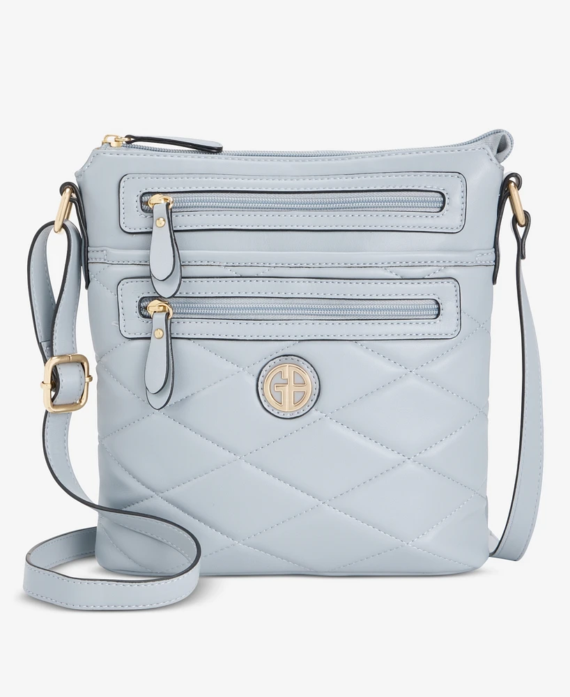 Giani Bernini Small Quilted North South Crossbody, Exclusively at Macy's