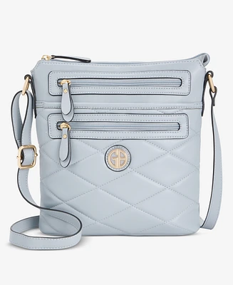 Giani Bernini Small Quilted North South Crossbody, Exclusively at Macy's