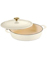 Tramotina Enameled Cast Iron 4-Qt. Covered Braiser