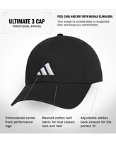 adidas Men's Ultimate 3 Embroidered Logo Cap