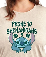 Hybrid Apparel Plus Stitch St. Patrick's Day Shenanigans Graphic Crew Neck T-Shirt