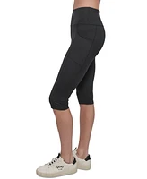 Dkny Sport Women's Balance Compression High-Waist Capri Pants