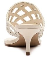Arezzo Women's Brie Mid Stiletto Slip-On Sandals