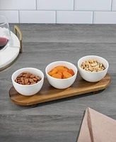 Thirstystone Tray with Condiment Bowls Set, 3 Pieces