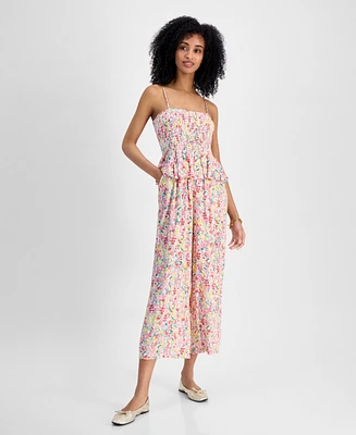 Tommy Hilfiger Women's Country Flair Peplum Jumpsuit