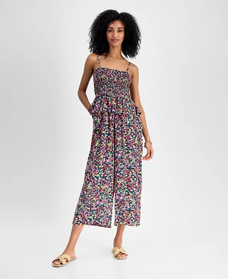 Tommy Hilfiger Women's Country Flair Peplum Jumpsuit
