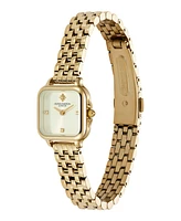 Olivia Burton Women's Grosvenor Mini Gold Tone Bracelet Watch, 20mm