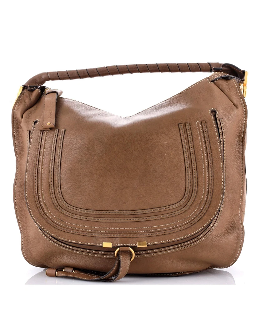 Pre-Owned Chloe Large Marcie Hobo Leather