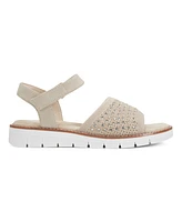 Easy Spirit Women's Jaela Embellished Eflex Flat Sandals