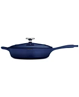 Tramontina Enameled Cast Iron 10" Skillet with Lid