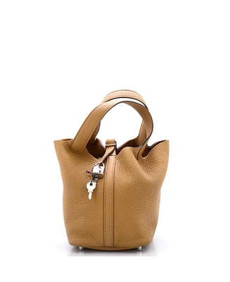 Pre-Owned HERMES Pm Picotin Lock Bag Clemence