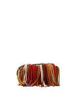 Pre-Owned Chloe Small Multicolor Fringe Hudson Bag Leather