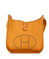 Pre-Owned Hermes Gm Evelyne Bag Gen I Fjord