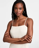 Bar Iii Women's Sheer Overlay Maxi Dress, Exclusively at Macy's