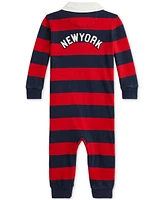 Polo Ralph Lauren Baby Striped Yankees Coverall