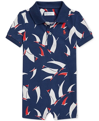 Polo Ralph Lauren Baby Sailboat-Print Shortall