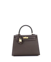 Pre-Owned HERMES Kelly Handbag Epsom with Gold Hardware