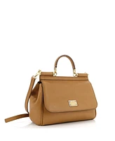 Pre-Owned Dolce & Gabbana Medium Miss Sicily Bag Leather