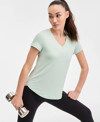 Id Ideology Women's V-Neck Performance T-Shirt, Created for Macy's